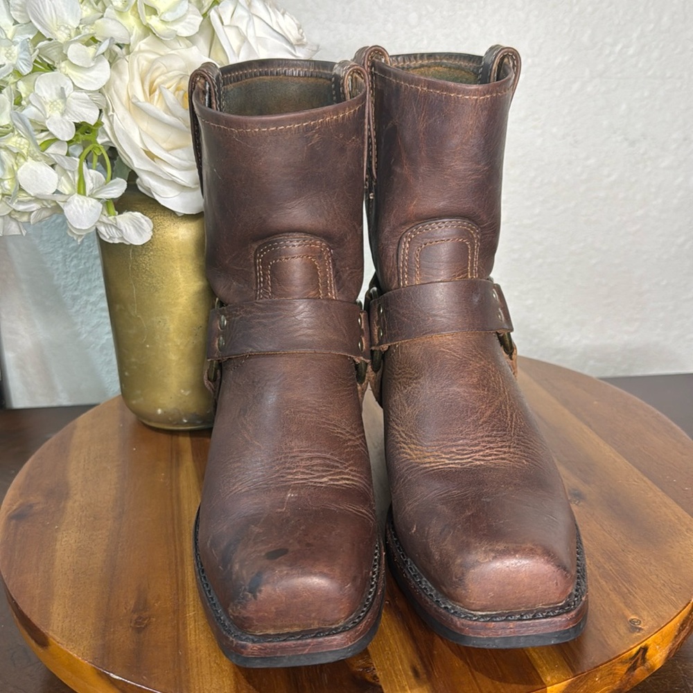 Brown Leather Women's Boots